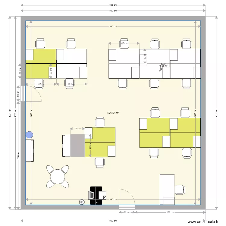BUREAU P3 B. Plan de 