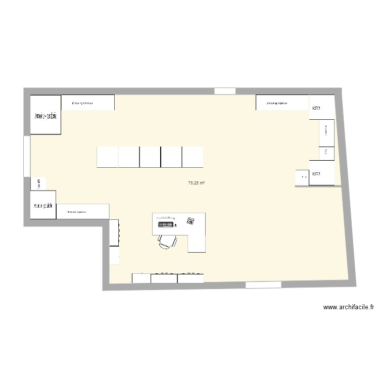 Espace Dressing Alinéa Creil 2021. Plan de 0 pièce et 0 m2