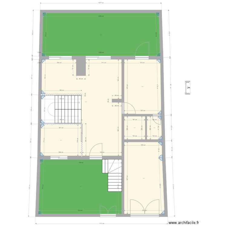 Villa en bande de 196m2 Cave. Plan de 0 pièce et 0 m2