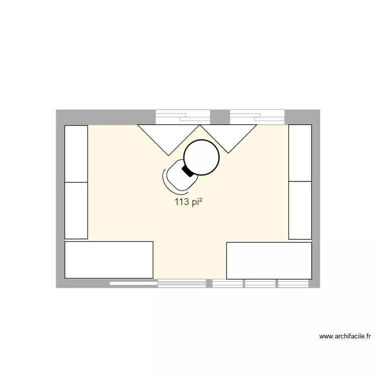 local poterie. Plan de 