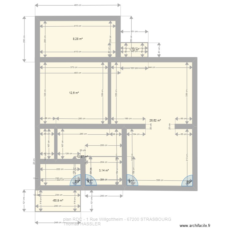 Thomas Etage 20220829. Plan de 11 pièces et 127 m2