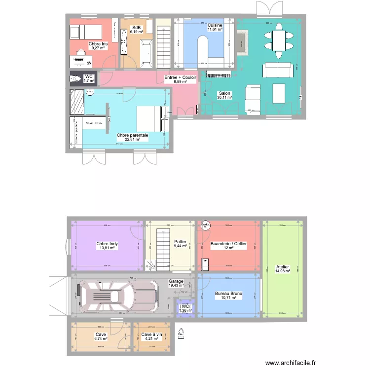 Champagnac modifi&eacute;. Plan de 