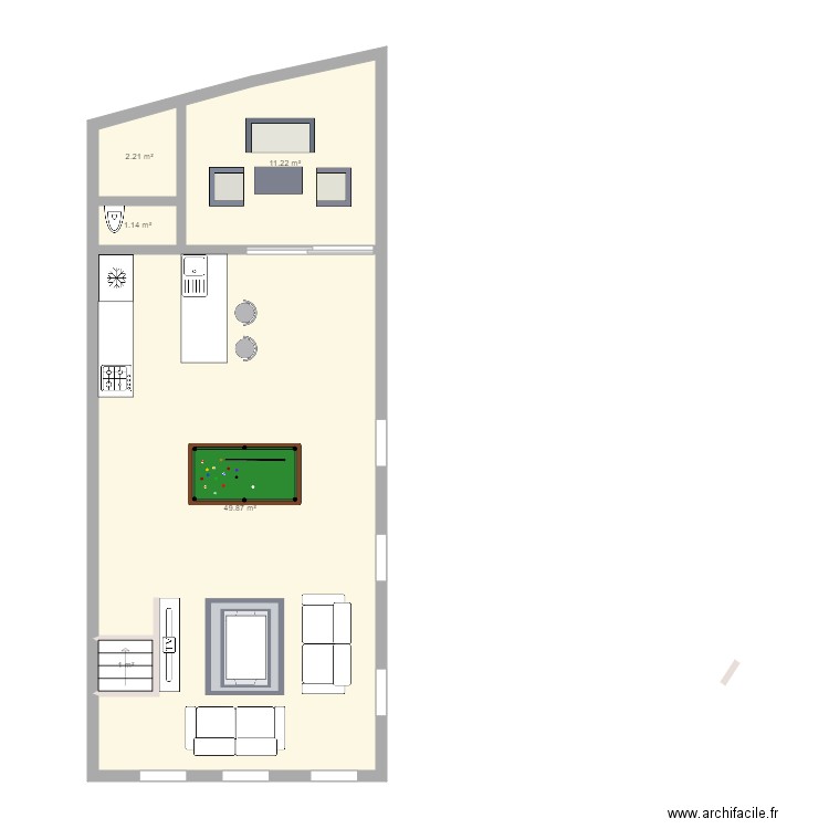 GOUSSIEZ 1ER 2TEGAE. Plan de 0 pièce et 0 m2