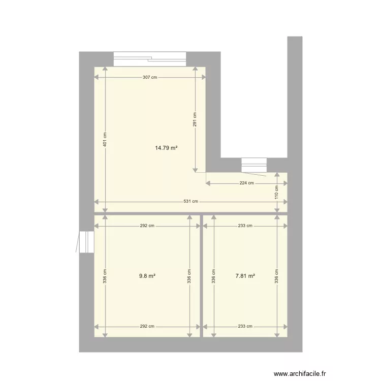 RdC Mont du Chat. Plan de 