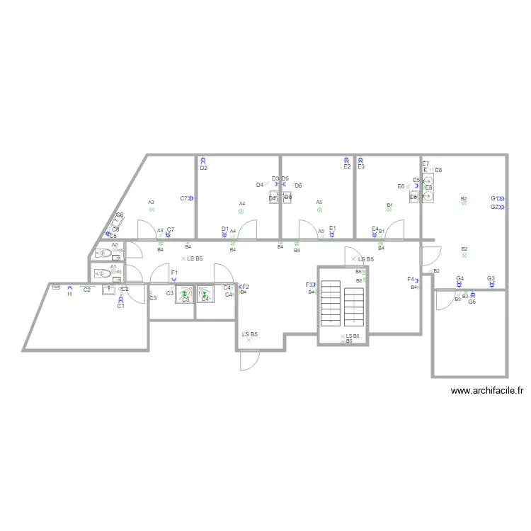 NOTRE DAME DES ANGES. Plan de 