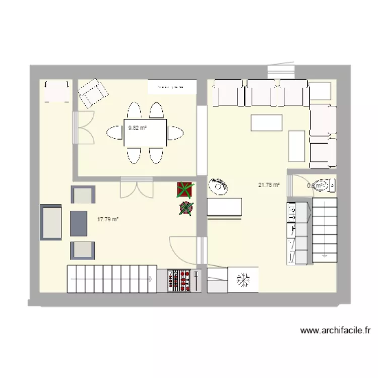 1ermicanosaménagéDIMENSIONSavec pièces et wcdv. Plan de 1ermicanosaménagéDIMENSIONSavec pièces et wcdv. Plan de