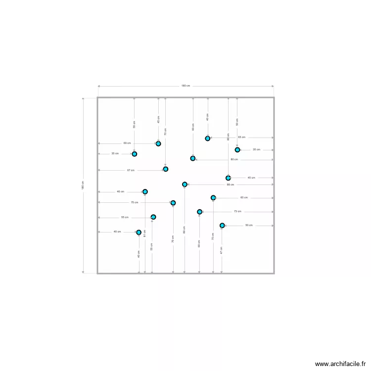 AZAMBOURG LODES. Plan de 