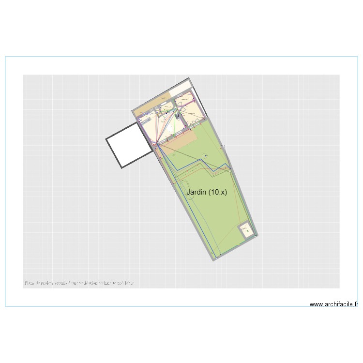 Mumu Croix Blanche double. Plan de 8 pièces et 361 m2