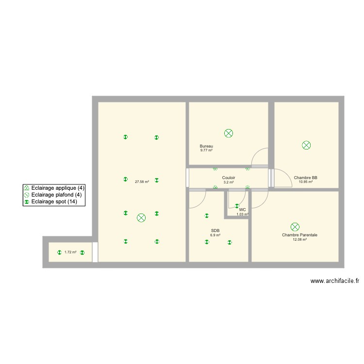 plan elec. Plan de 0 pièce et 0 m2