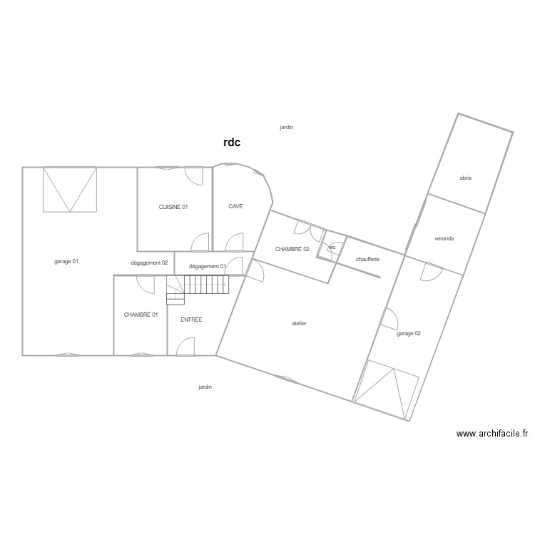 brun michelle. Plan de 0 pièce et 0 m2