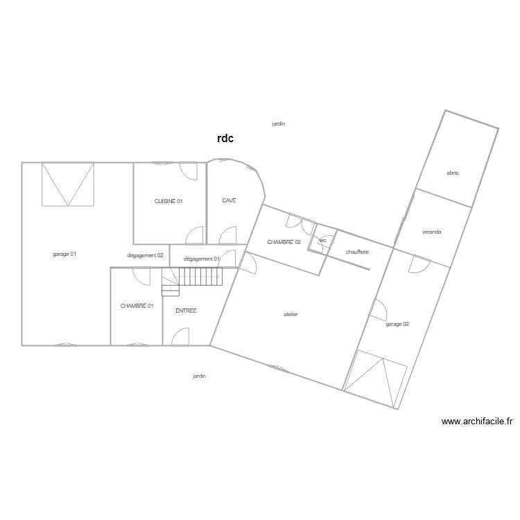 brun michelle. Plan de 