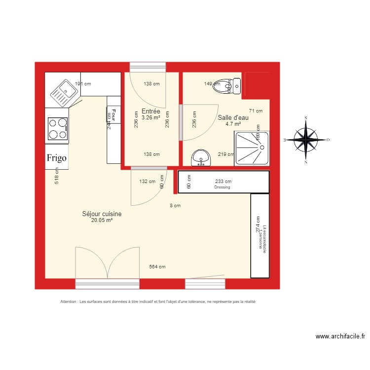 BI 3152 coté. Plan de 0 pièce et 0 m2