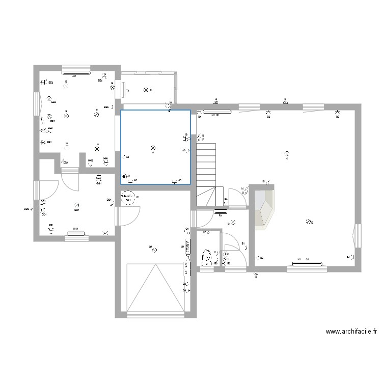 Maison Cansirro. Plan de 0 pièce et 0 m2