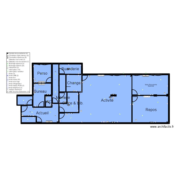 94A41M elec. Plan de 0 pièce et 0 m2