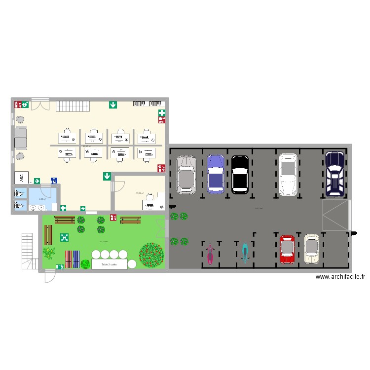 Anna. Plan de 7 pièces et 271 m2