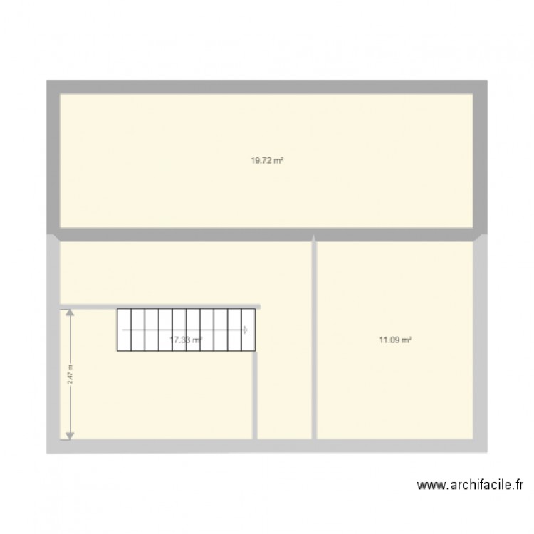 bray etage2. Plan de 0 pièce et 0 m2