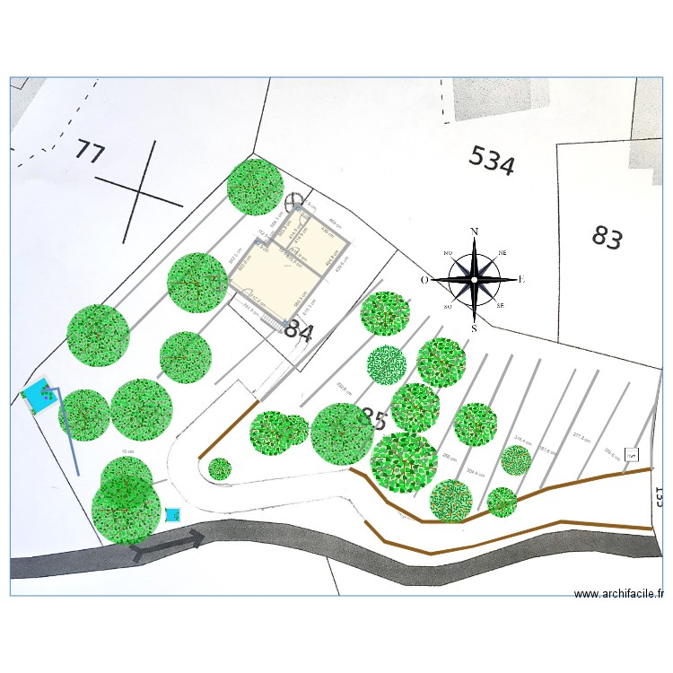 Masse après travaux. Plan de 0 pièce et 0 m2