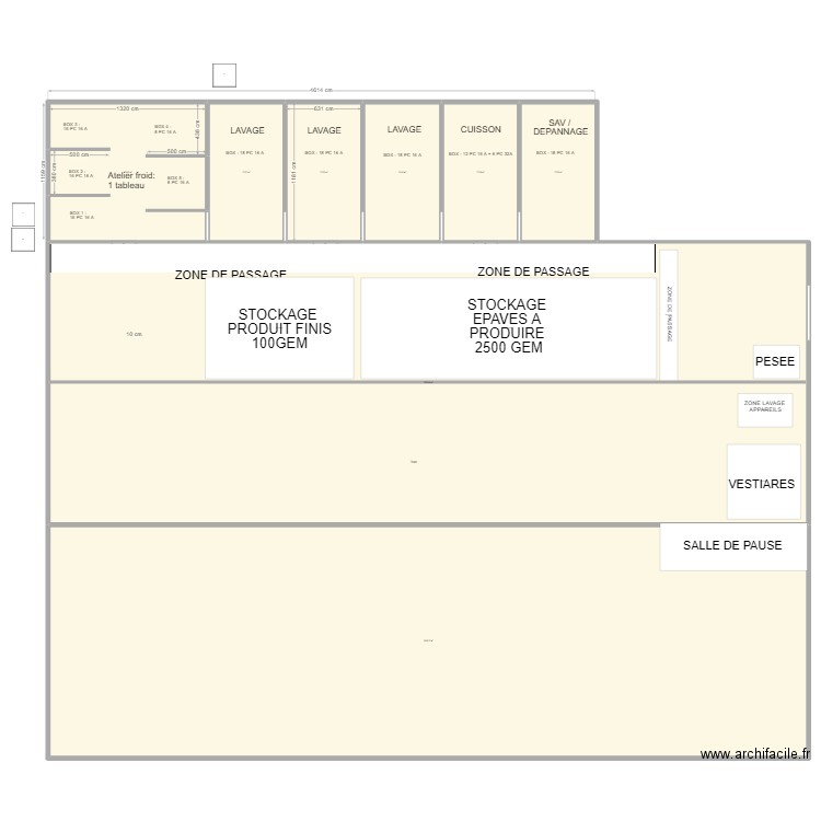 atelier intermediaire - frere boudé. Plan de 8 pièces et 3271 m2