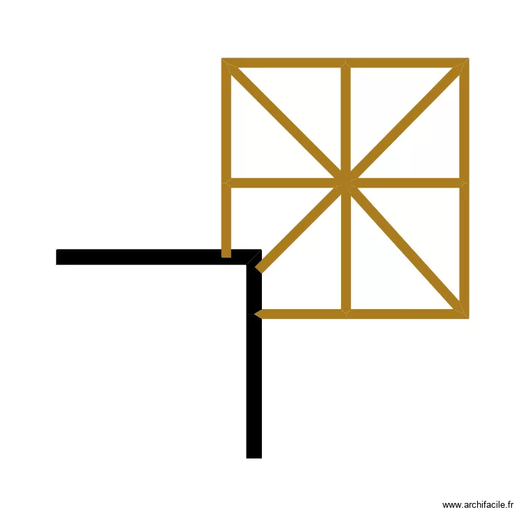 Pergola CHAURAY. Plan de 