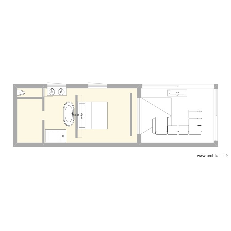 maison . Plan de 0 pièce et 0 m2