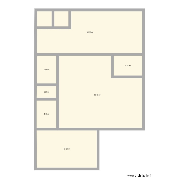 maison 1. Plan de 0 pièce et 0 m2