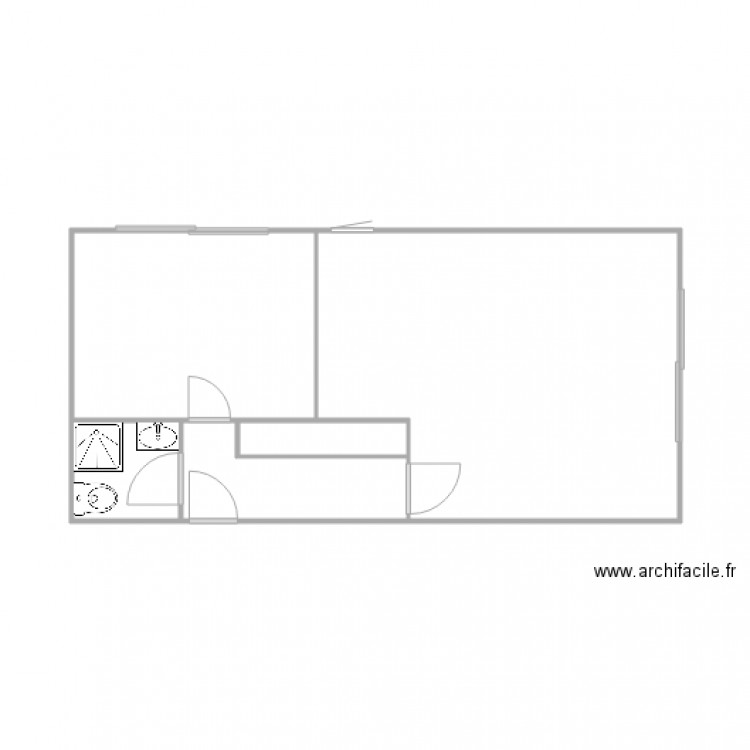 appt palavas Loïc. Plan de 0 pièce et 0 m2