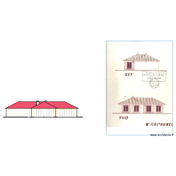 EXTENSION SUD. Plan de 0 pièce et 0 m2