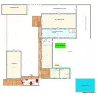 BUREAU avec prises et interrupteurs