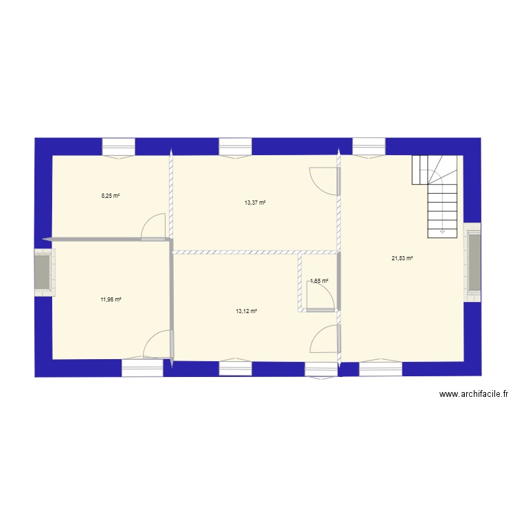 Ferme Sézelard état actuel. Plan de 0 pièce et 0 m2