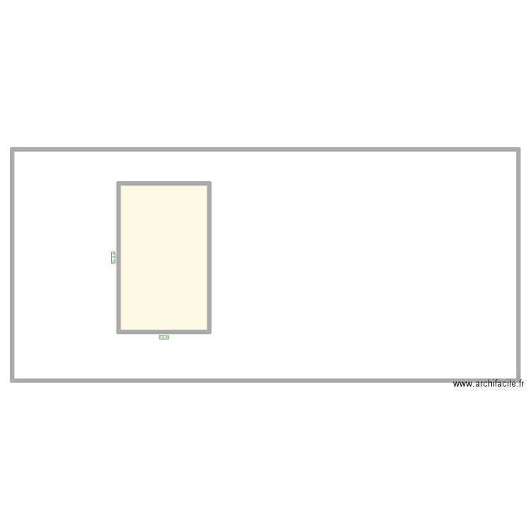 Plan vue du dessus. Plan de 0 pièce et 0 m2