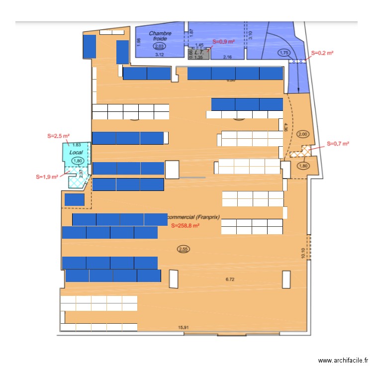 Roquette modifié . Plan de 0 pièce et 0 m2