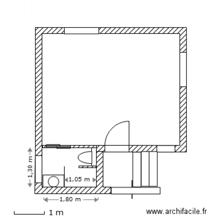 salle d'eau 10 sept 2013. Plan de 0 pièce et 0 m2