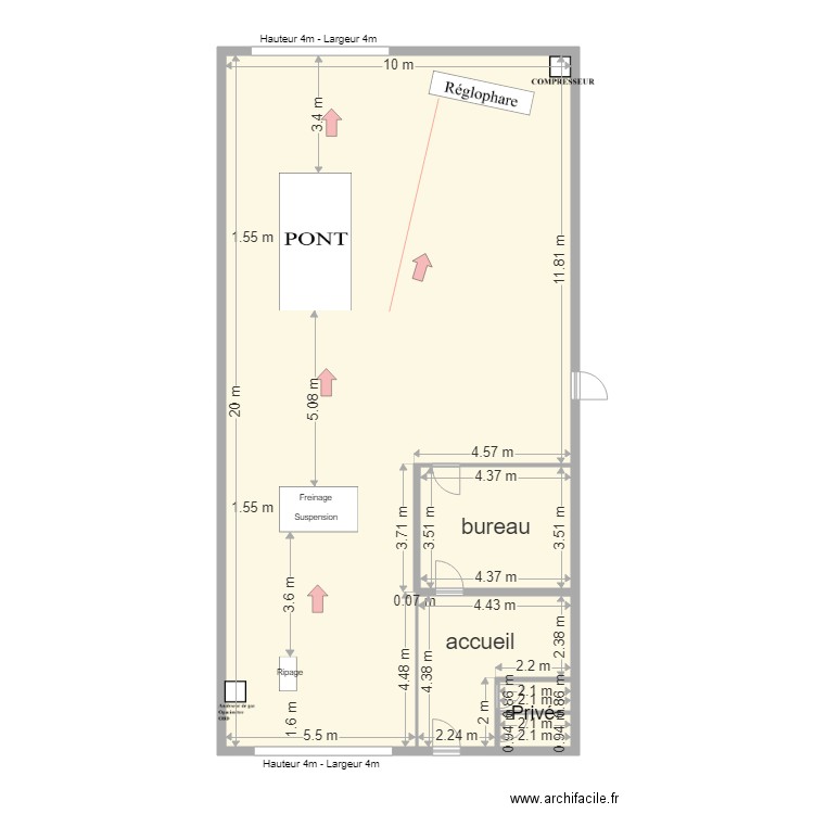 cande. Plan de 0 pièce et 0 m2