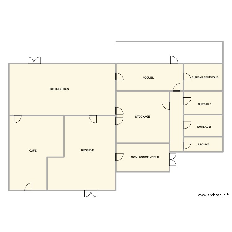 AVRILLE. Plan de 11 pièces et 293 m2