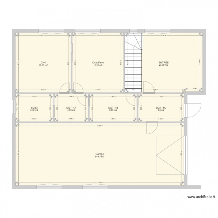 Maison VEUILLARD. Plan de 0 pièce et 0 m2