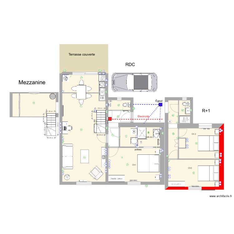 Saucats12. Plan de 0 pièce et 0 m2