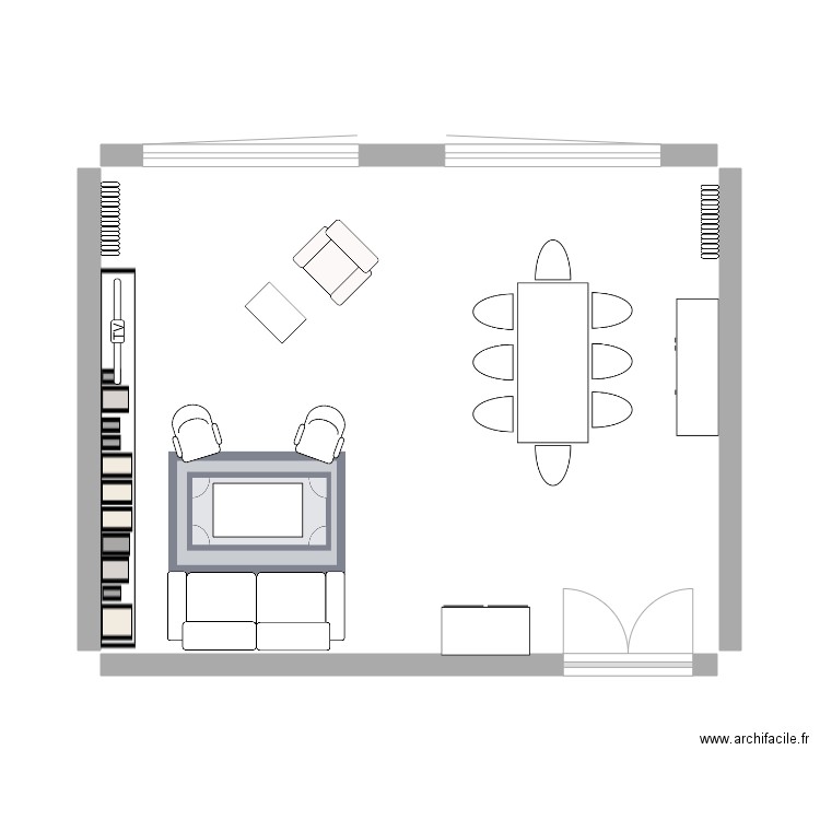 Ramos SALON. Plan de 0 pièce et 0 m2