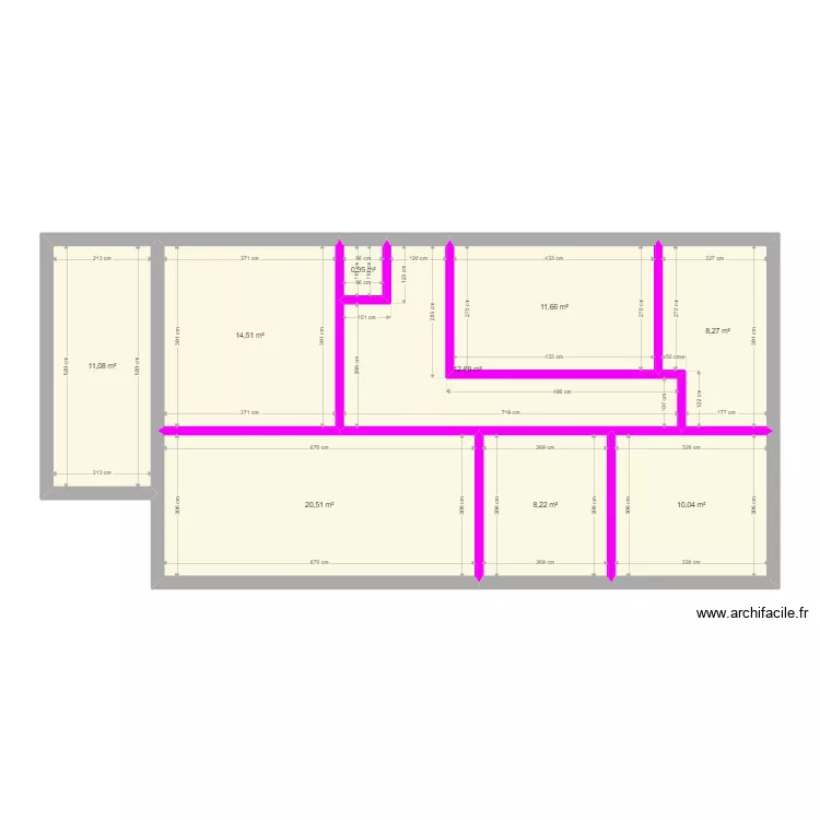 maison fumel. Plan de 