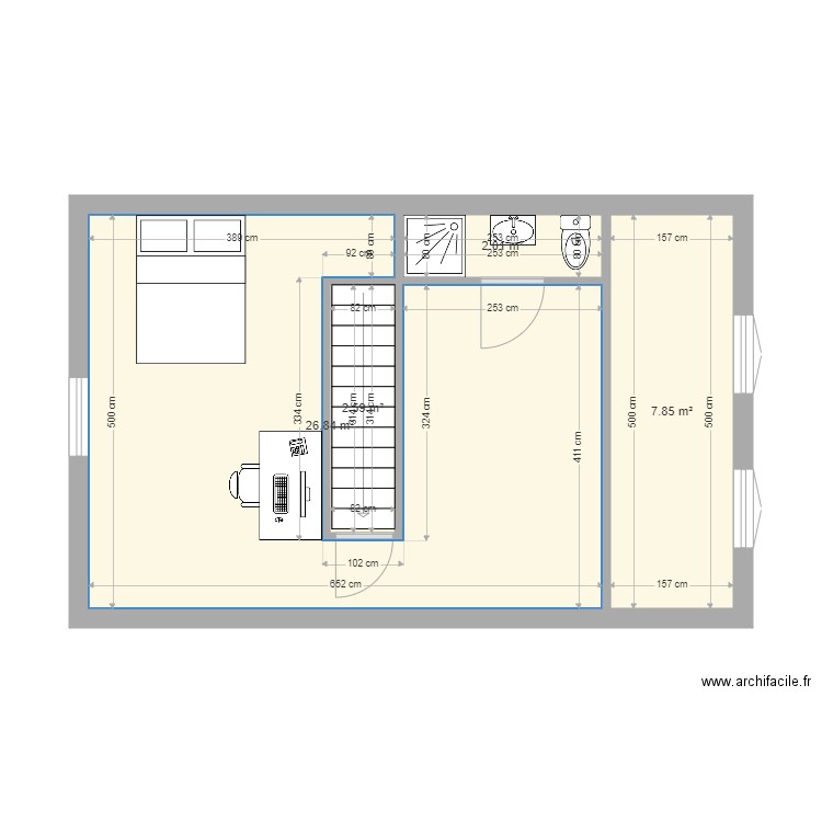 CHAMBRE 5. Plan de 0 pièce et 0 m2