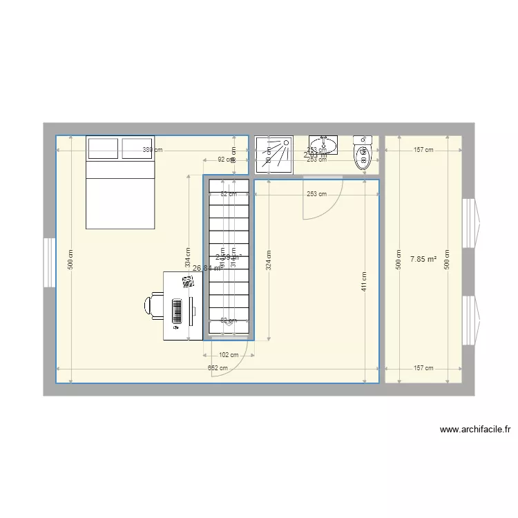 CHAMBRE 5. Plan de CHAMBRE 5. Plan de