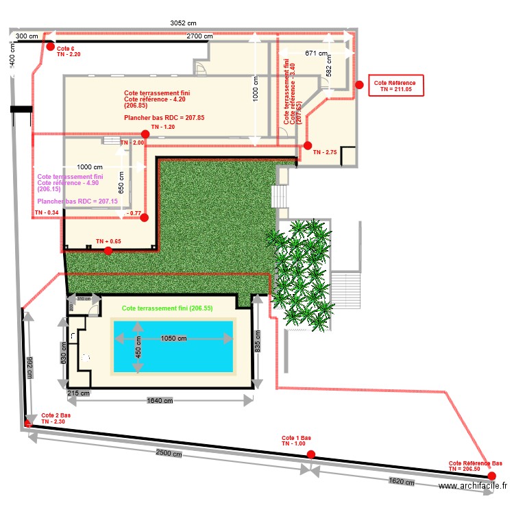 Barnouins 14 Terrassement. Plan de 0 pièce et 0 m2