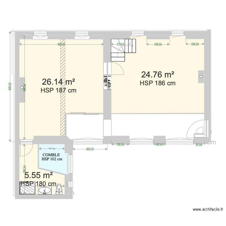 Catherine au sol. Plan de 0 pièce et 0 m2