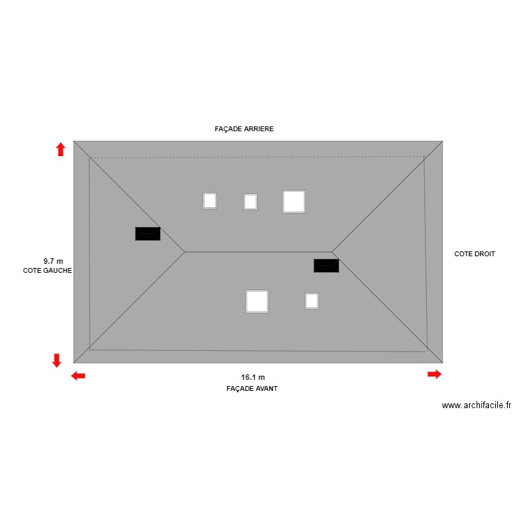 TOITURE. Plan de 0 pièce et 0 m2