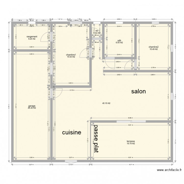 maison 7. Plan de 0 pièce et 0 m2