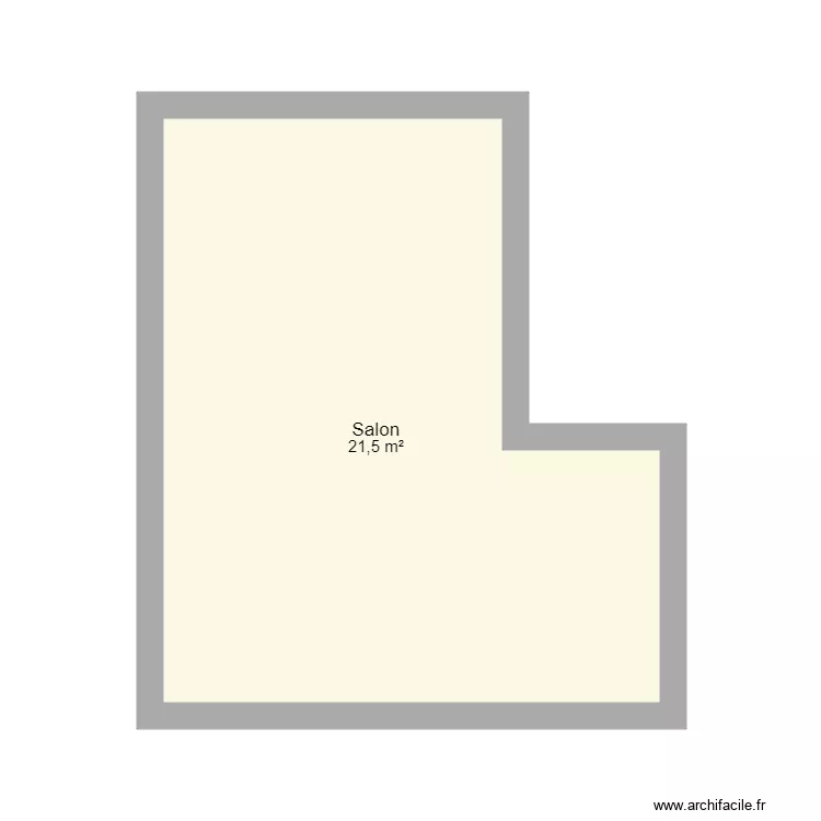 salon bercher. Plan de 