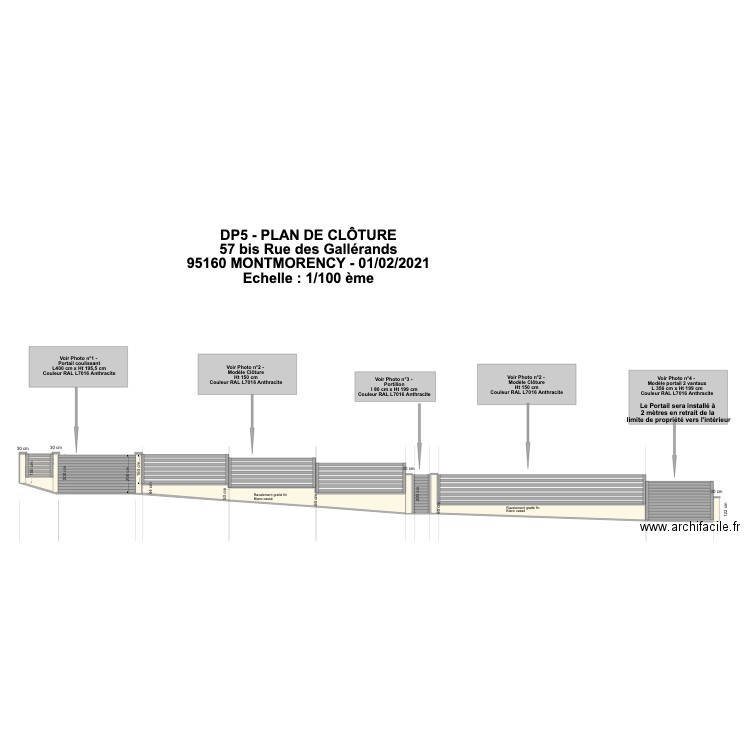 Erdem Clôture 01 02 2021. Plan de 0 pièce et 0 m2