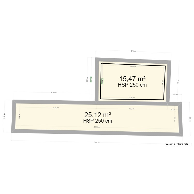 plan détaillé. Plan de 0 pièce et 0 m2