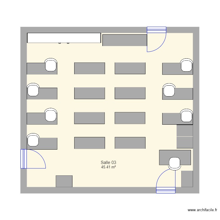 Salle 03. Plan de 0 pièce et 0 m2