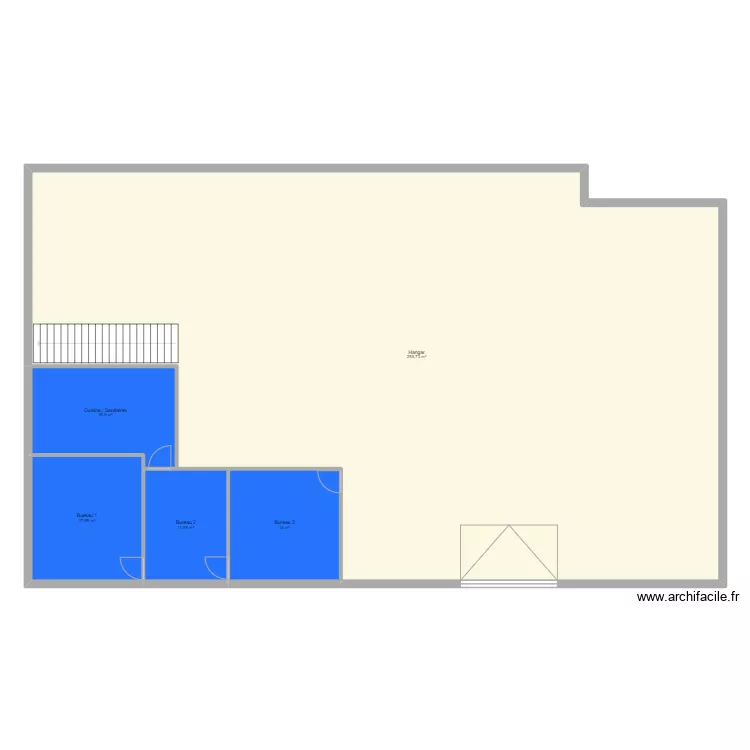 SCI HUGO - Ancienne Menusierie (Grand). Plan de 