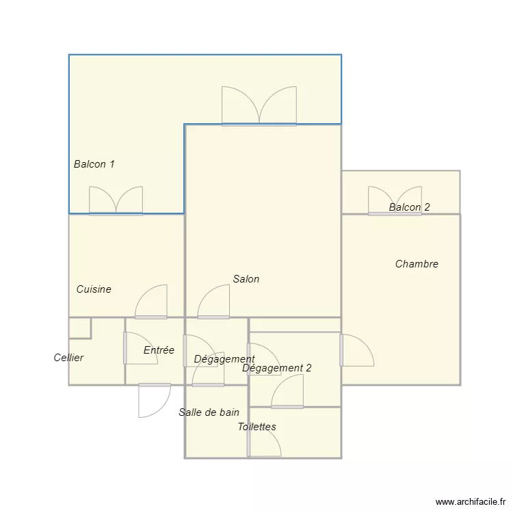 Croquis FERRER. Plan de 